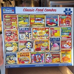 White Mountain Classic Food Combos Puzzle -🧩 3/$20